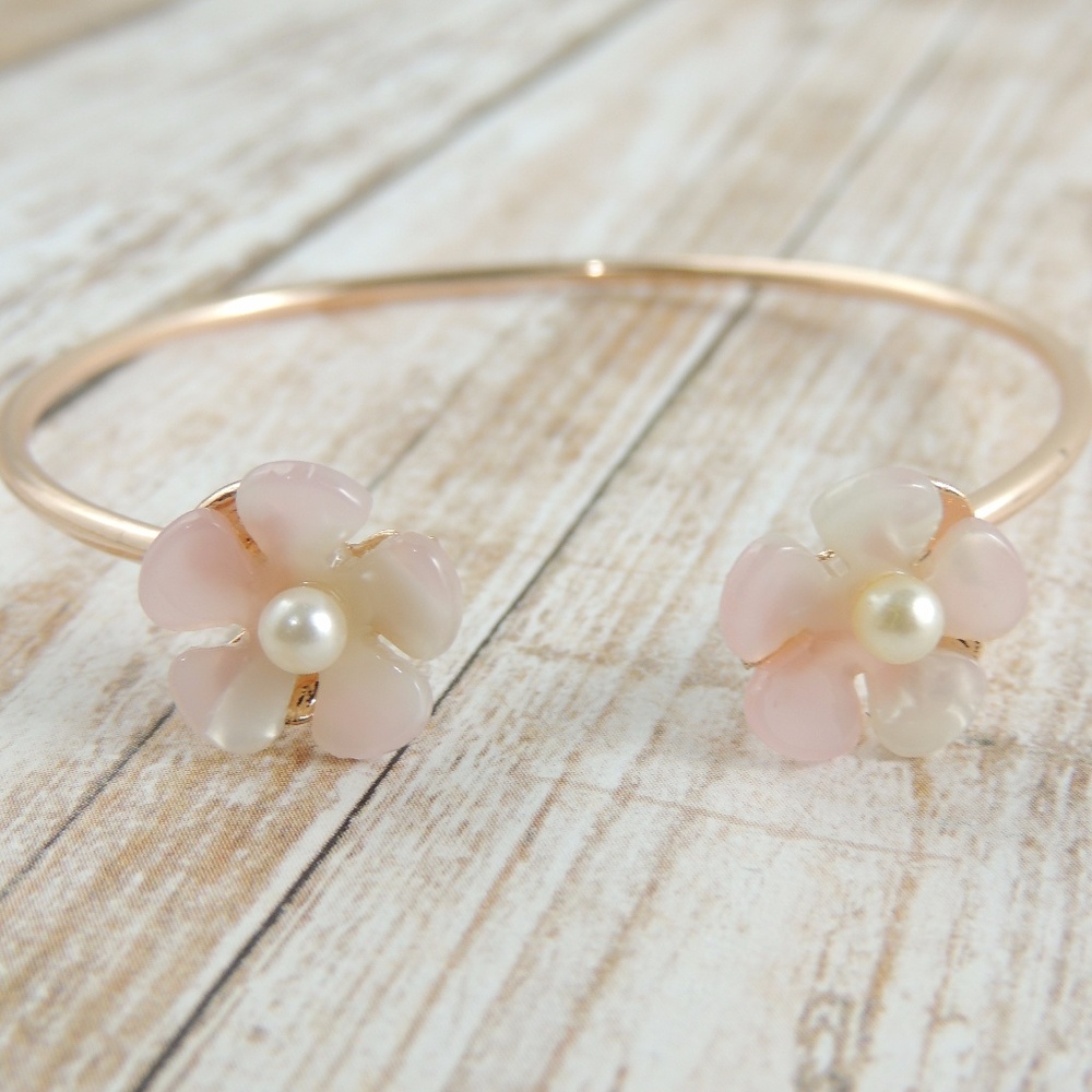 Flower Cuff Bracelet